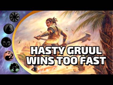 🔴🟢 80% Winrate With Giant Growth and Haste Dudes| MTG Arena Standard Deck List Wilds of Eldraine WOE