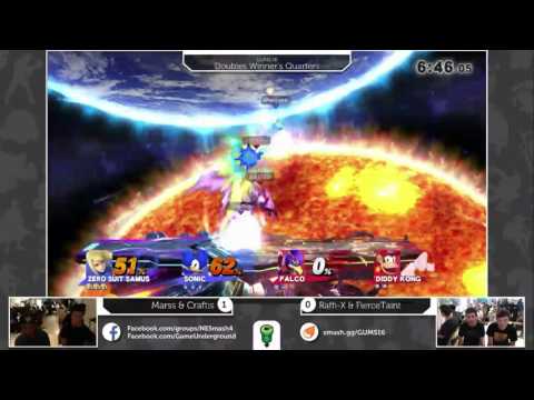 GUMS 16 Doubles (Winner's Quarters) - Marss + Craftis vs Raffi-X + FierceTaint