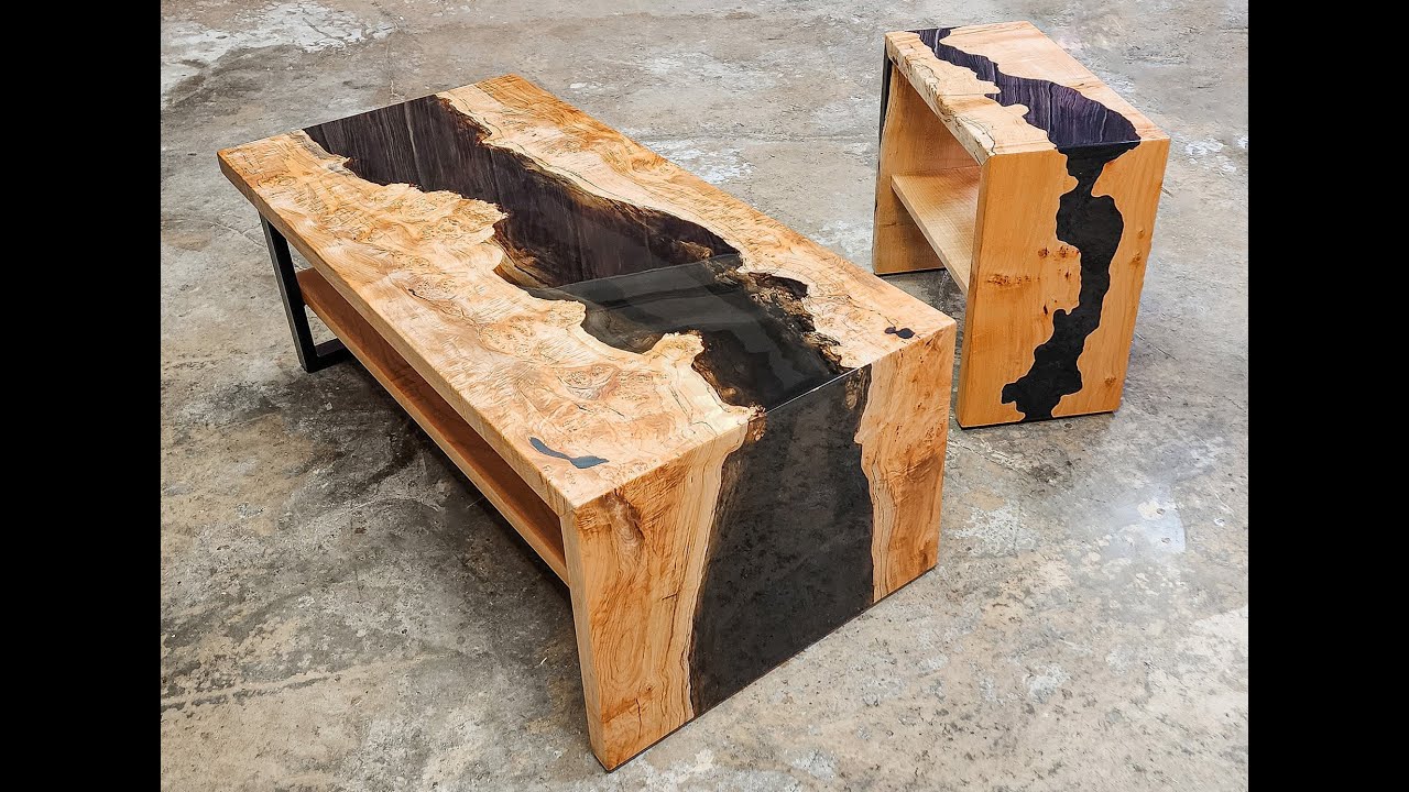 How To Make Waterfall Legs on a Epoxy Resin Table