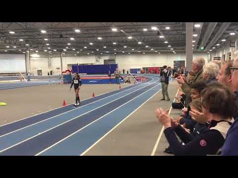 Ayla Hallberg Hossain breaks the world record in high jump for 12 y old girls, 177 cm