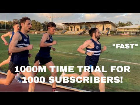 1000M TIME TRIAL FOR 1000 SUBSCRIBERS!