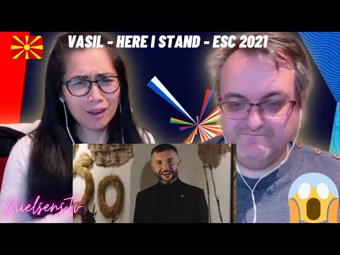 🇩🇰NielsensTv REACTS TO 🇲🇰Vasil - Here I Stand - ESC 2021- WOW! 😱😢💕👏