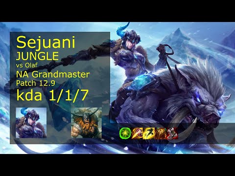 Rank 3 NA Sejuani Jungle: Sejuani vs Olaf