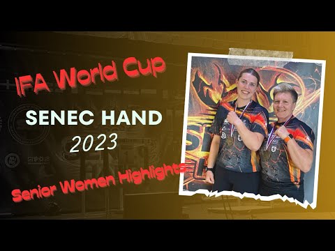 Armwrestling Girls in Action!Senec Hand 2023 Left Arm Seniors