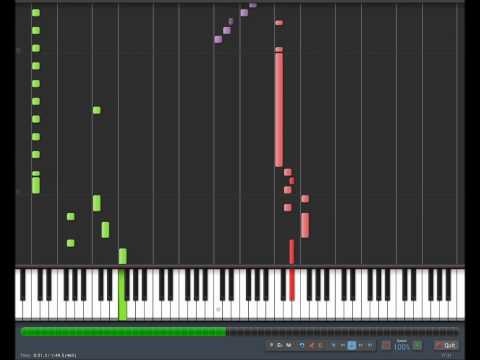 How to play Street Fighter II Balrog Theme (Synthesia)