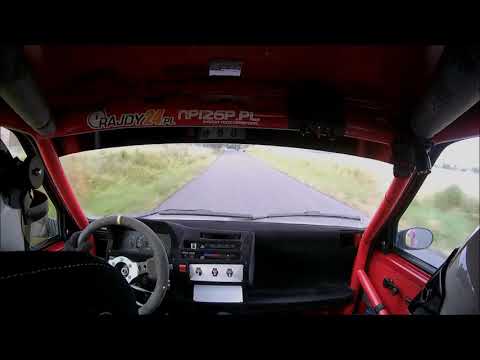 Rajdowy Puchar Śląska 2019 runda 3 OS4 ONBOARD Biernat Biernat Fiat Cinquecento