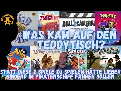 Was kam auf den Teddytisch - Gespielte Spiele und meine Meinung - Brettspiel Teddy - Board Games