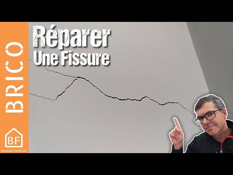 Comment reboucher une fissure sur un mur intérieur ?