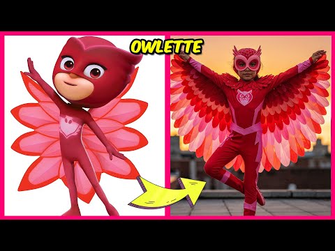 PJ Masks 🌙 Characters in Real Life + Catboy’s Favorite Movies, Foods & More!