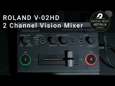 Live streaming with two cameras? The ROLAND V-02HD could be for you.