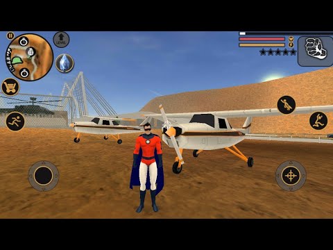 Vegas Crime Simulator # Superhero Aircraft (By Naxeex LLC) Android Gameplay HD