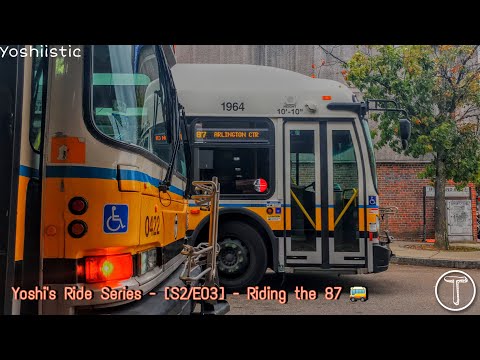 Alice in Arlingtonland | Yoshi's Ride Series {S2-E03} - Riding the 87 🚌 - {MBTA}