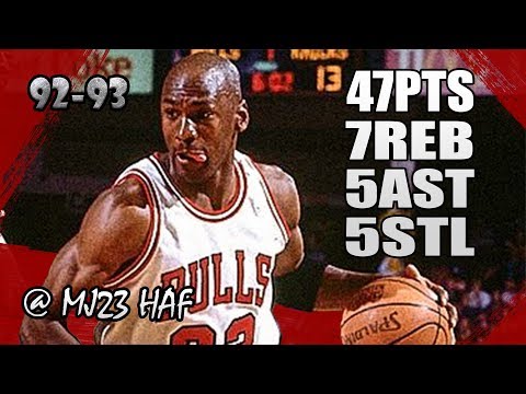 Michael Jordan Highlights vs Bucks (1993.04.16) - EFFORTLESS 47PTS!
