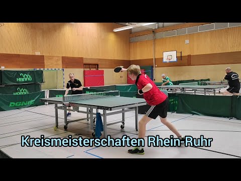 Kreismeisterschaften Rhein-Ruhr im WTTV - Herren A Halbfinale - Lars Stoeber vs. Christian Gerlitz