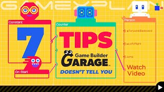 7 Tips Game Builder Garage Doesn't Tell You (Mostly)