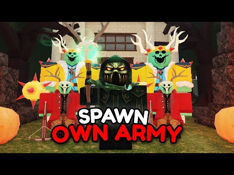 I BUILT AN INSANE ARMY using NEW NECROMANCER CLASS in 99 NIGHTS IN THE FOREST ROBLOX