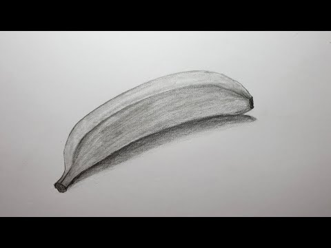 How to draw a banana for Beginners