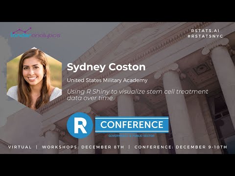 Sydney Coston - Using R Shiny to visualize stem cell treatment data over time