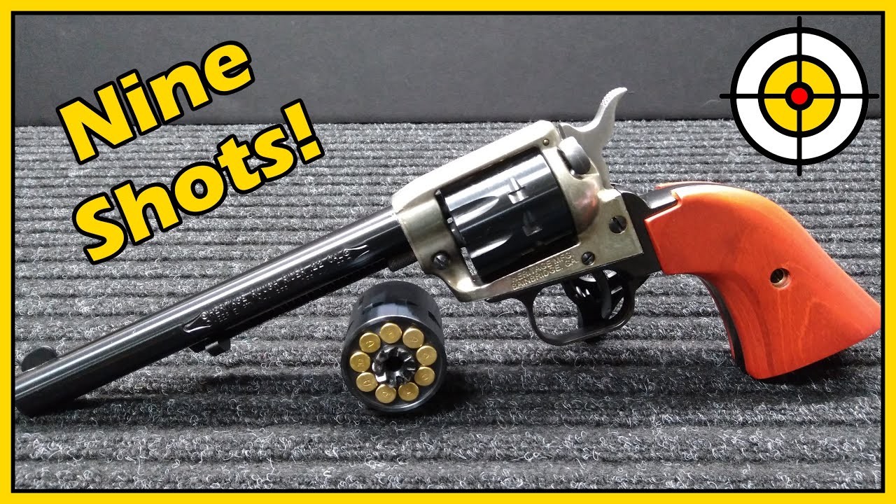 More Shots For More Fun! Heritage Rough Rider 9 Shot .22 Revolver!