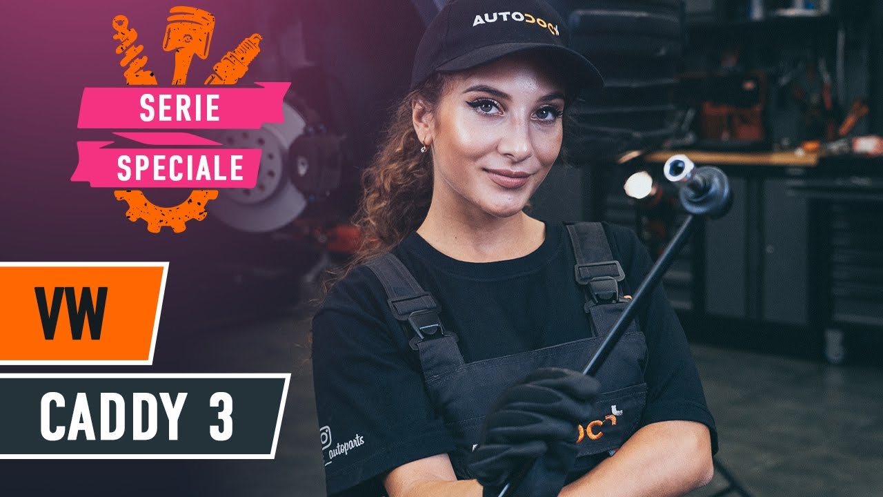 Come cambiare biellette barra stabilizzatrice della parte anteriore su VW Caddy 3 van - Guida alla sostituzione