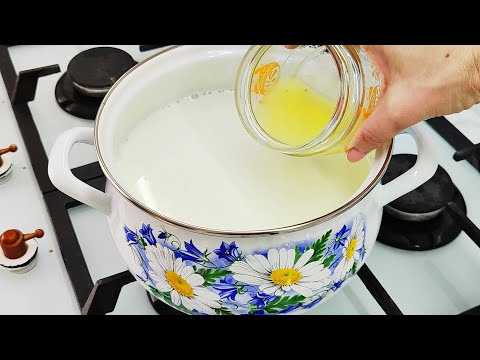 1 kg of cheese from 1 litre of milk! I don't buy cheese in the shop