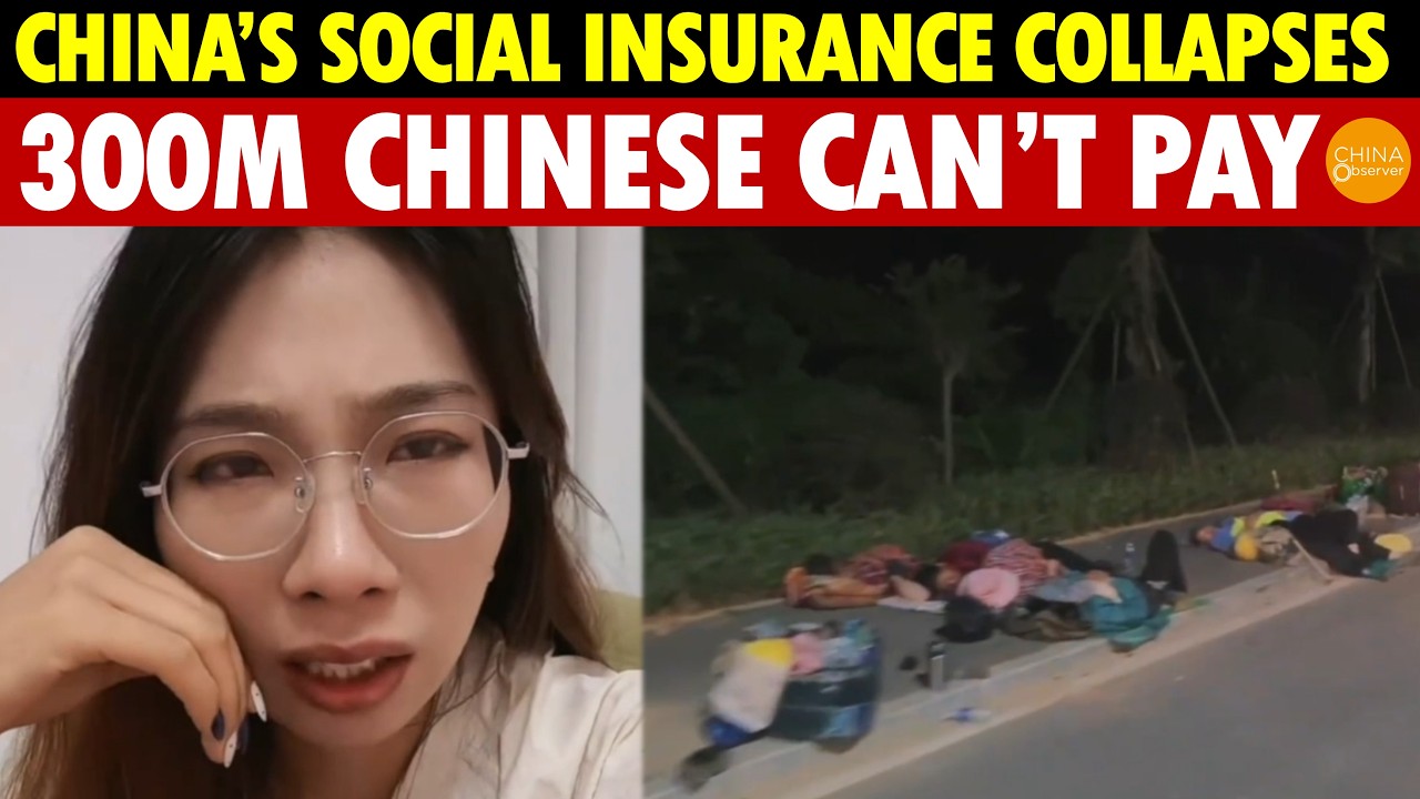 China’s Social Insurance Collapses! 300M Can’t Pay, Cash-Starved CCP Uses AI to Track Nonpayers