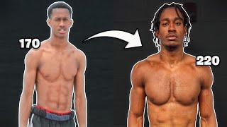 How I Gained 40+ POUNDS OF MUSCLE As A D1 Basketball Player