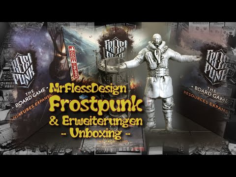 Unboxing: Frostpunk - Das Brettspiel & Erweiterungen (deutsch/german)