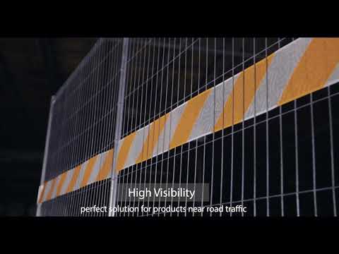 Safety Strip for Temporary Fence Panels