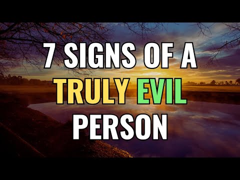 7 Signs of a Truly Evil Person | NPD | Narcissism | Behind The Science