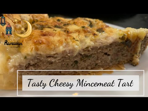 Tastiest Cheesy Mincemeat Tart!!!🌙 | تورتة الحم مفروم جبني