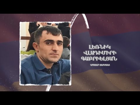 Ձեզ բացակա չենք դնի․ Լեռնիկ Գաբրիելյան