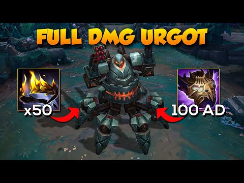 When Hubris Urgot get's 500 AD... (Insane Scaling Build)