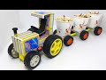 How To Make Matchbox Tractor Trolley DIY Toy Tractor Amazing Matchbox Tractor Trolley
