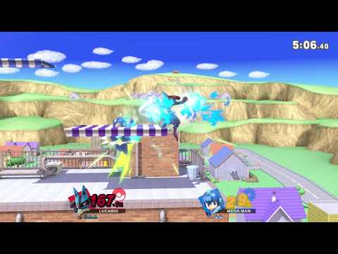 Super Smash Bros. Ultimate Elite! J-AERIAL (Lucario) VS Mega Man