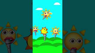 The sun is singing song