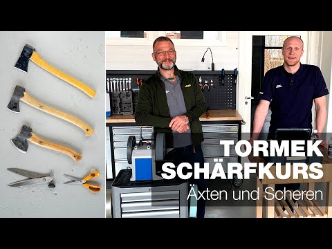 Sharpening Axes and Scissors | Part 2 | Tormek Live Sharpening Course