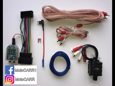 Factory Radio Add A Subwoofer Amplifier Plug & Play Harness Info