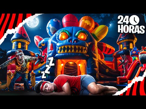 PASSAMOS A NOITE EM UM PARQUE INFLÁVEL MUITO ASSUSTADOR!