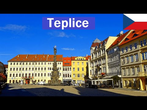 🇨🇿 Czech Republic, Teplice Walking Tour 2025【4K】
