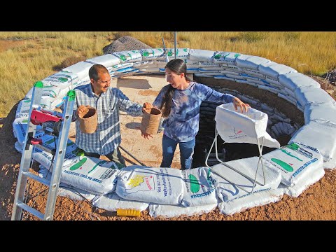 Pushing Through and Building Up On Our Earthbag Dome
