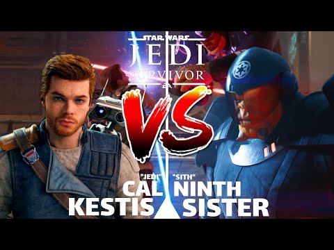 Cal Kestis VS Ninth Sister ALL FIGHT CUTSCENES (2023) PS5 4K HDR