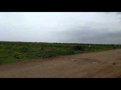 استهداف عناصر تنظيم داعش من قبل التجمع الأول على جبهة تل كوكب في ريف درعا