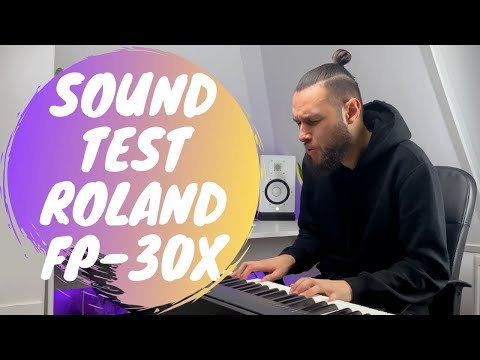 Roland Digital Piano FP-30X | RAW SOUND TEST DEMO| Joël Booi