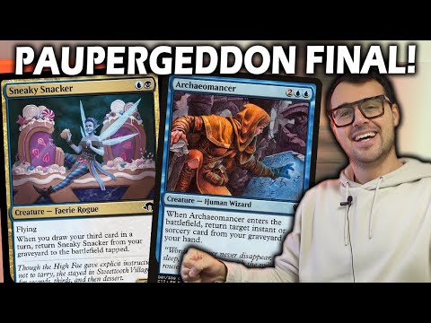 We replay the PAUPERGEDDON Final! | Madness vs UW Familiar | Mtg: Paper Gameplay
