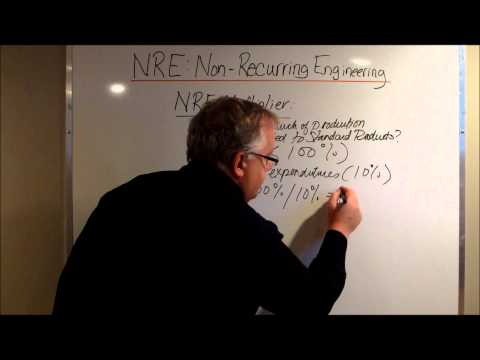 NRE: Non-Recurring Engineering Charges on Custom Designs
