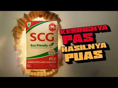 Semen SCG Keringnya Pas, Hasilnya Bikin Puas