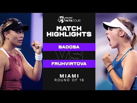 Paula Badosa vs Linda Fruhvirtova .. Full Match Highlights .. Miami 2022.