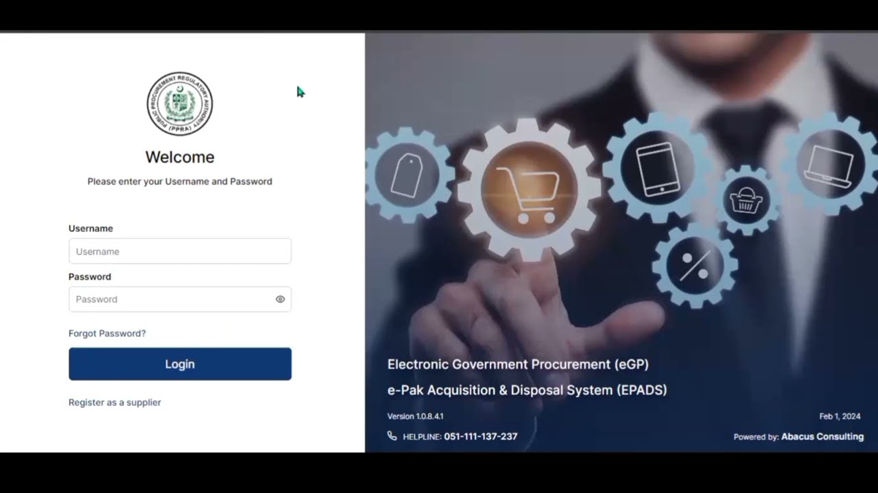 Epads PPRA Pre-Qualification & Expression Of Interest Participation
