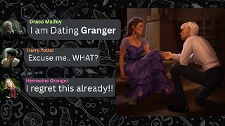 Draco & Hermione Dated for 24 Hours… And It Went Wrong | Hogwarts Group chat 